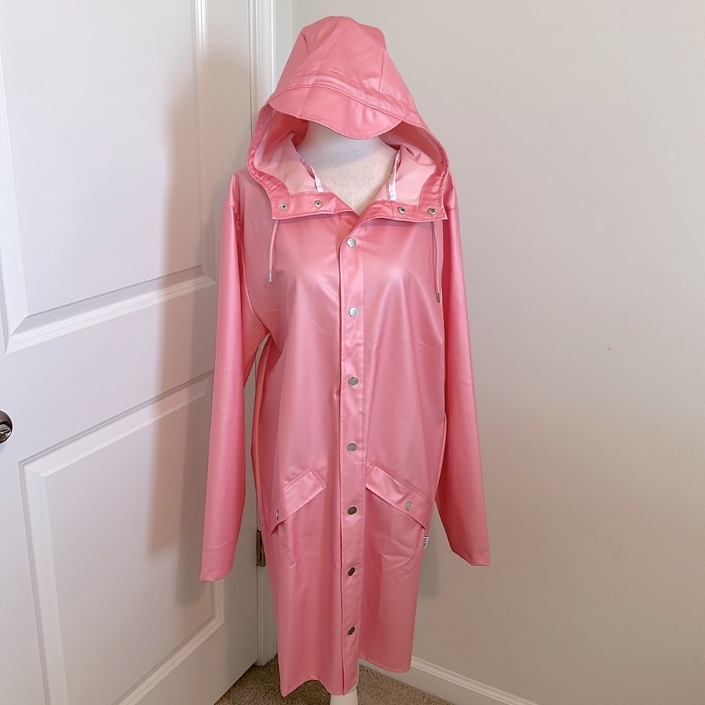 Pink Rains Unisex Long Jacket - Picture 3 of 15